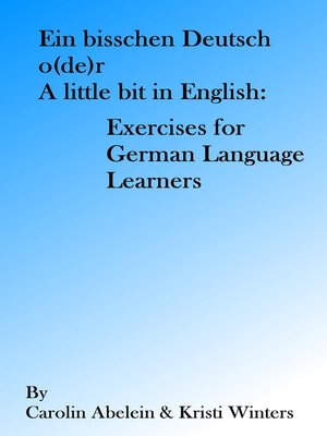 cover image of Ein bisschen Deutsch o(de)r a little bit in English